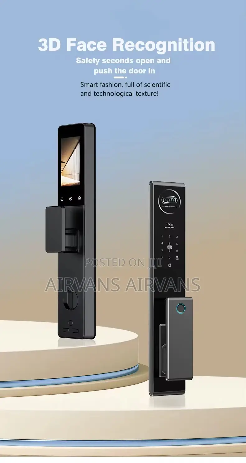 Smart 3d Face Recognition Door Lock With Palm Access