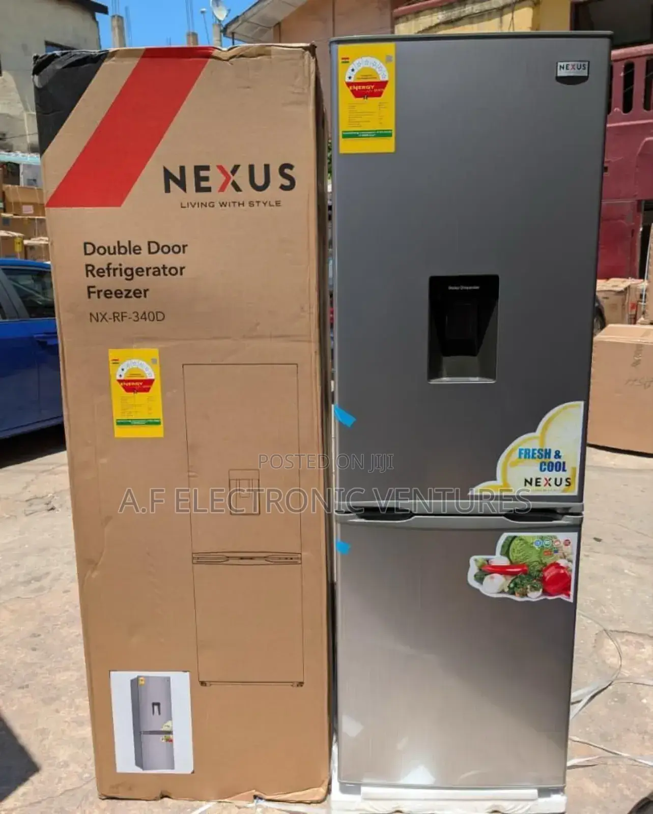 Nexus 309-Litres Refrigerator With Dispenser (Nx-Rf-340d)
