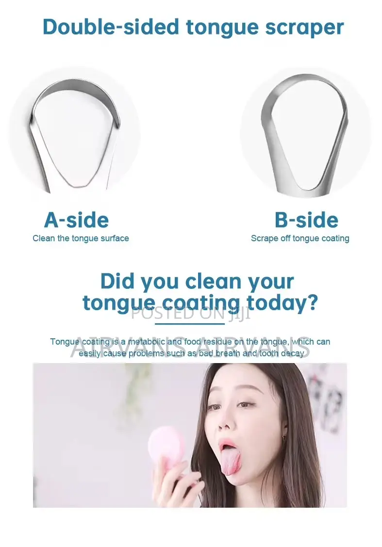Stainless Steel Tongue Scraper