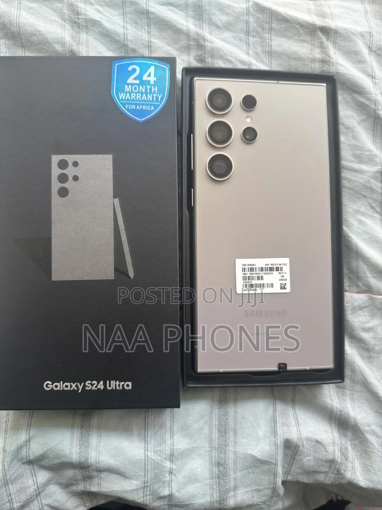 New Samsung Galaxy S24 Ultra 256 GB Gray