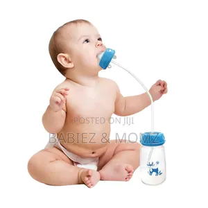 Hands-Free Feeding Bottle - 240ml | Bpa-Free | Anti-Colic