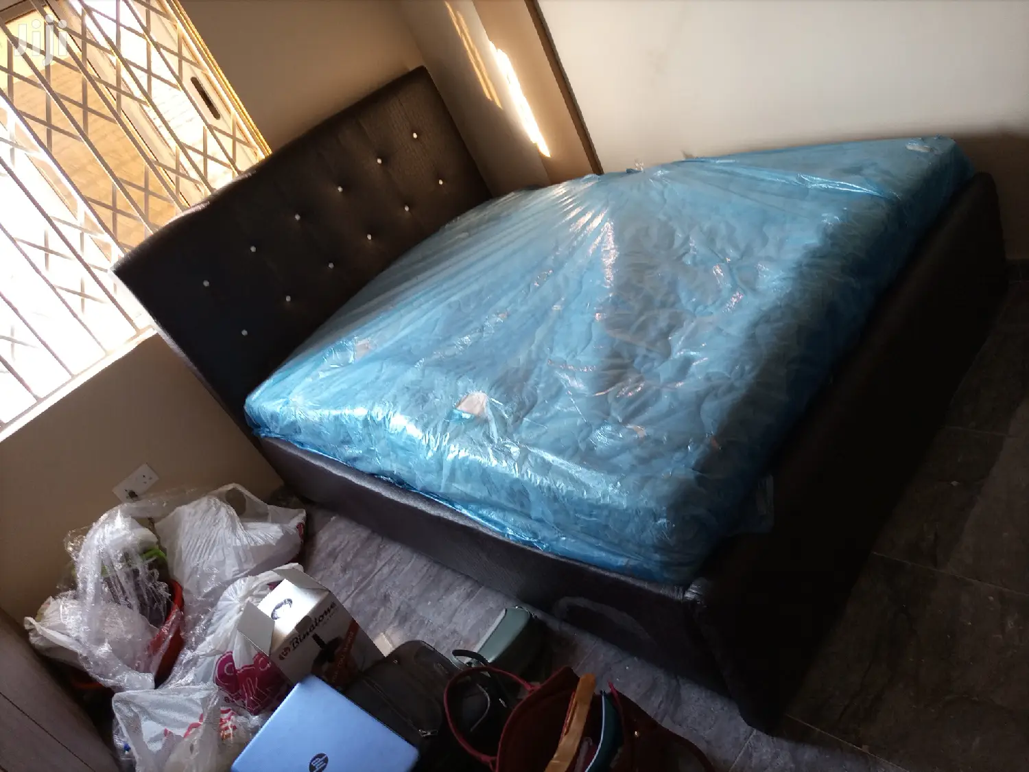 Quality Double Bed With Matress 🖤❤