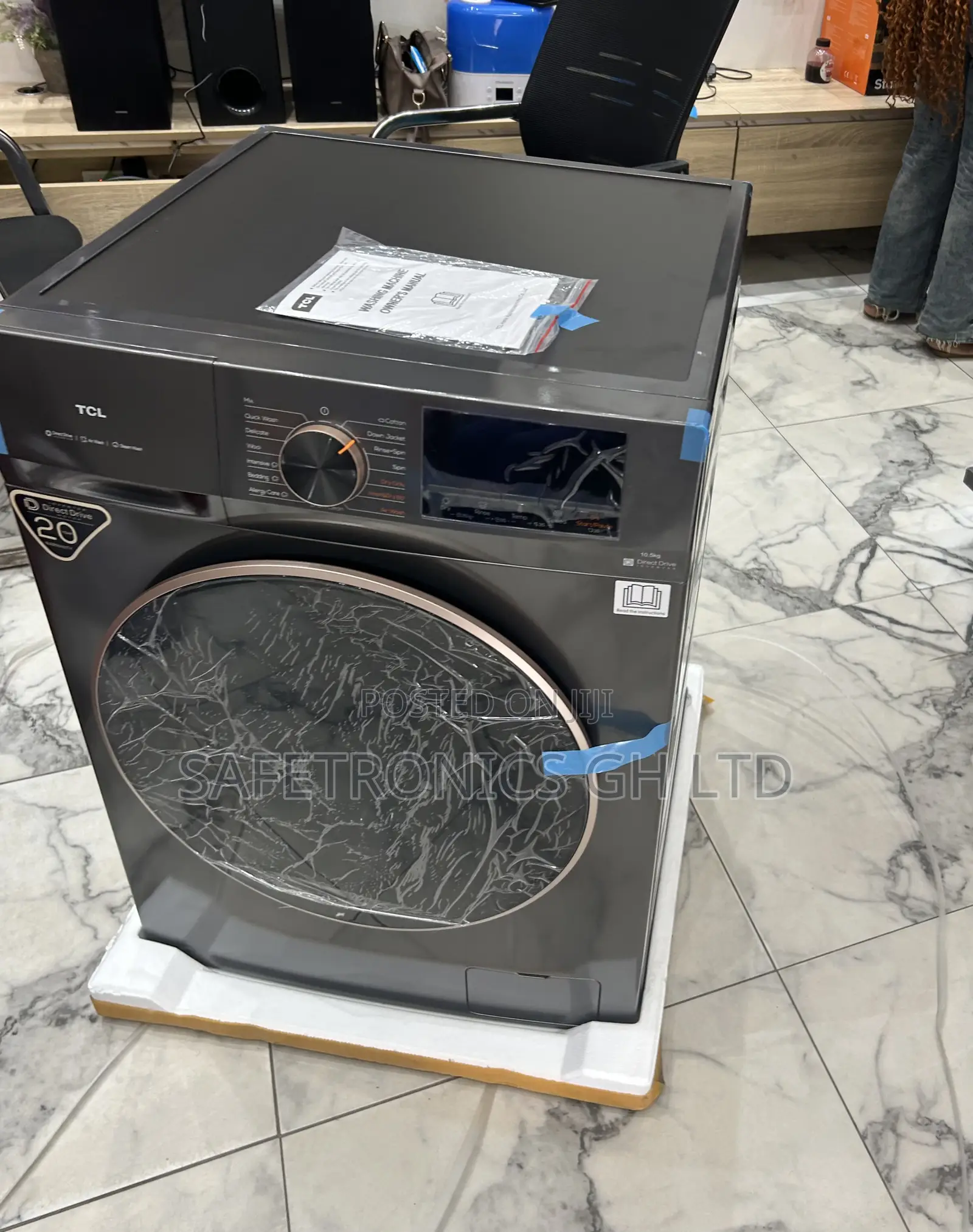 Fresh in Box 8kg Fully Automatic Grey TCL Frontload Washer