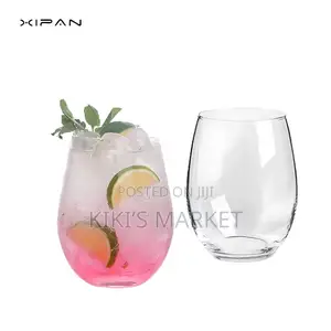 Stemless Wine/Cocktail Glass 500ml 3pcs