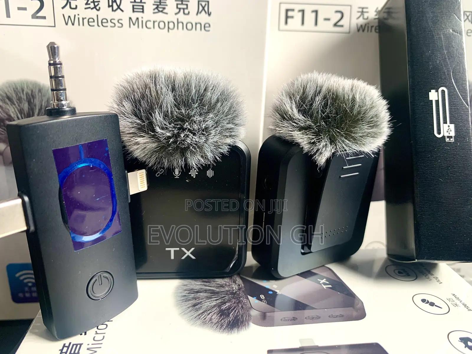 Dual Wireless Microphone For iPhone, Android And Digital Camera