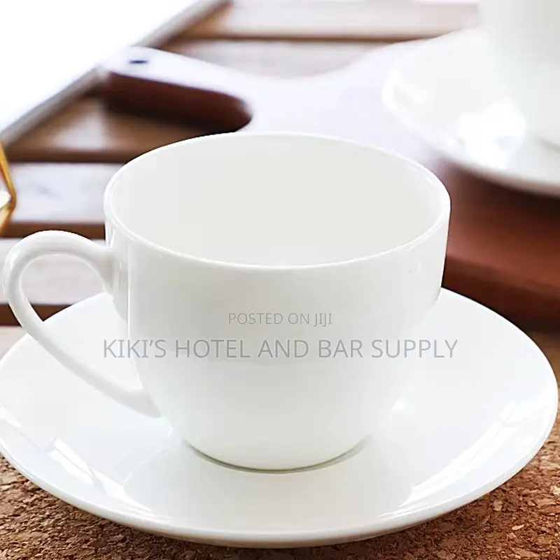 Ceramic Teacup Saucer 6cups/6saucers