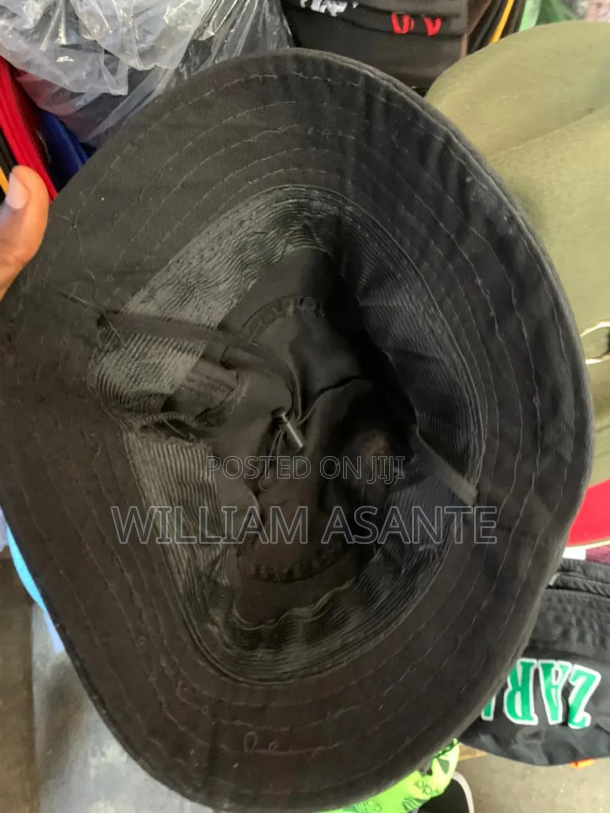 Black Bucket Hat