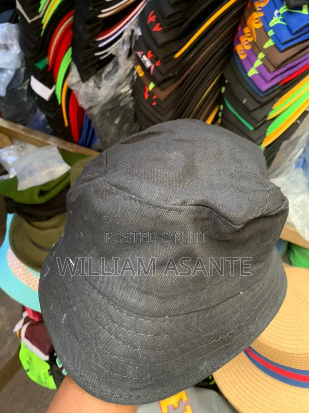Black Bucket Hat