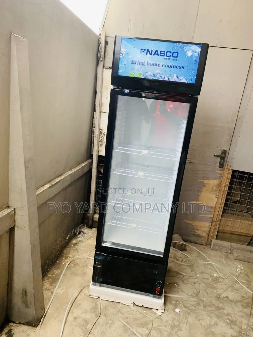 Displaying Chilled Items With Nasco 280liters Display Fridge