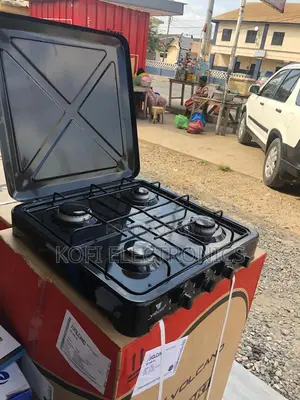4 Burner Tabletop Gas Cooker Fast Cooking, Easy Cleaning!