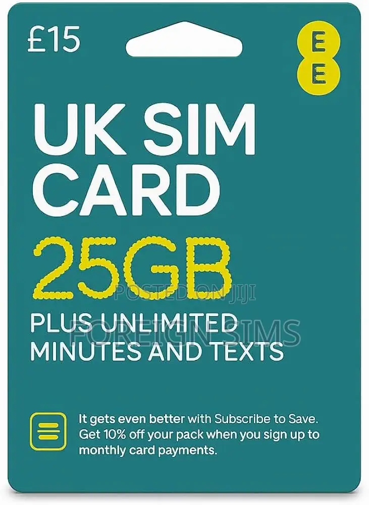 Cheap Uk Sim Card Available