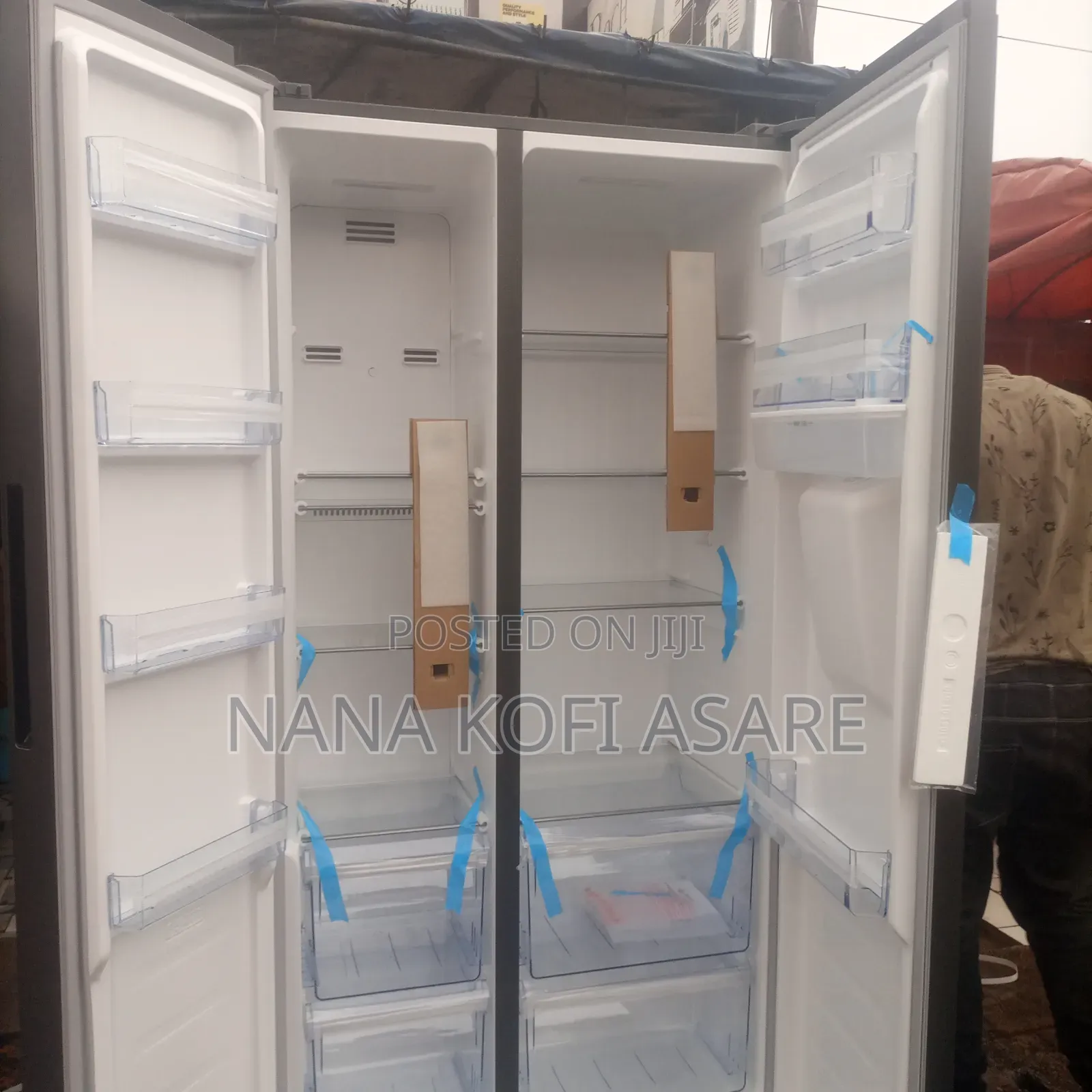 Pearl 450litres Side by Side With Dispenser
