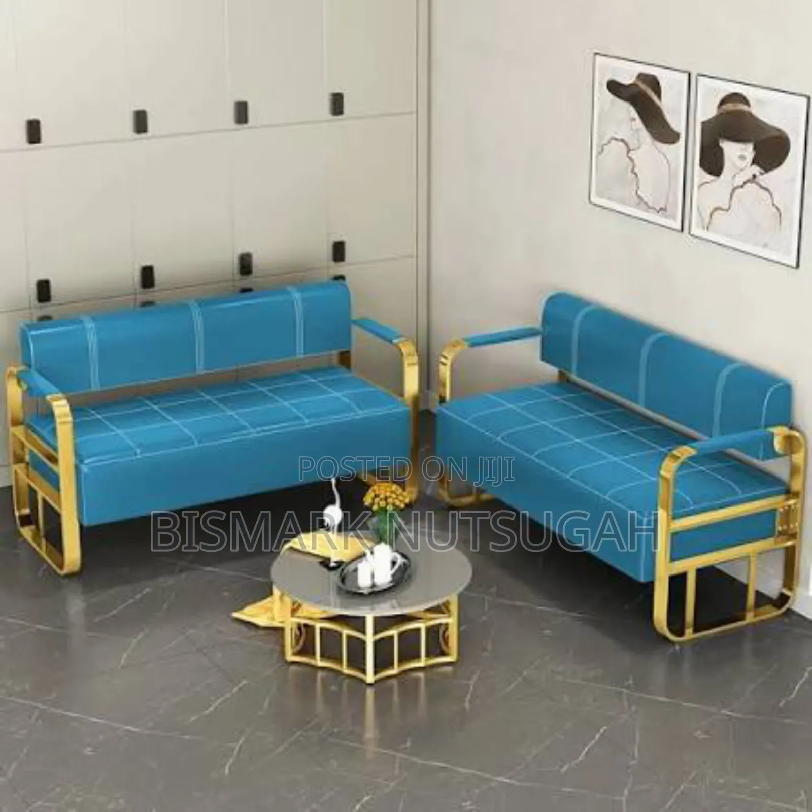 3in1 Modern Salon Barbering Waiting Chair