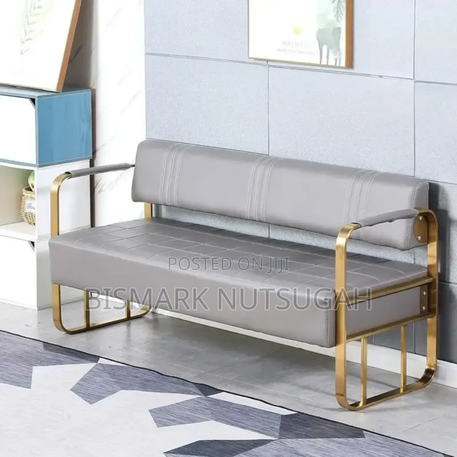 3in1 Modern Salon Barbering Waiting Chair