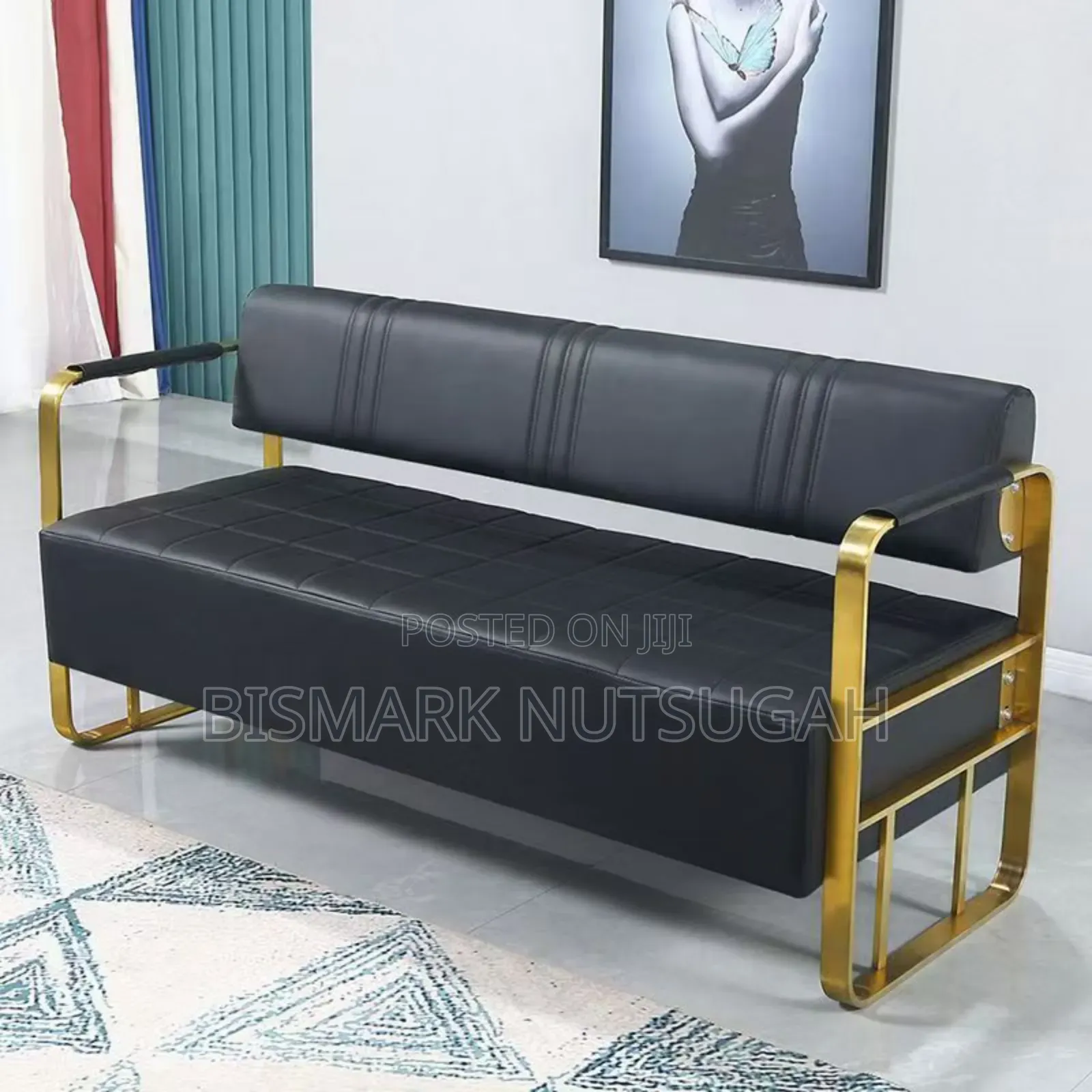 3in1 Modern Salon Barbering Waiting Chair