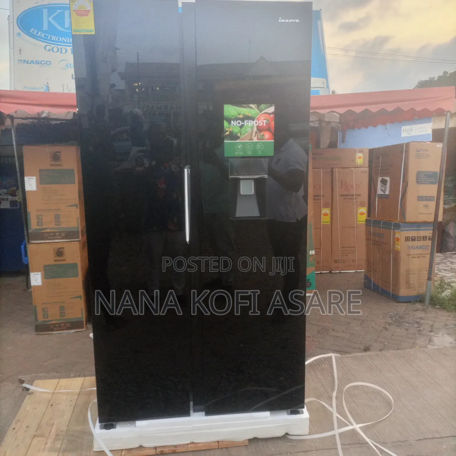 Innova 550litres Side by Side With Dispenser
