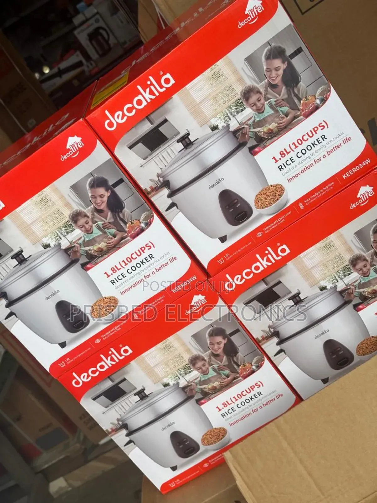 *Decakila Rice Cooker 1.8 Litres *