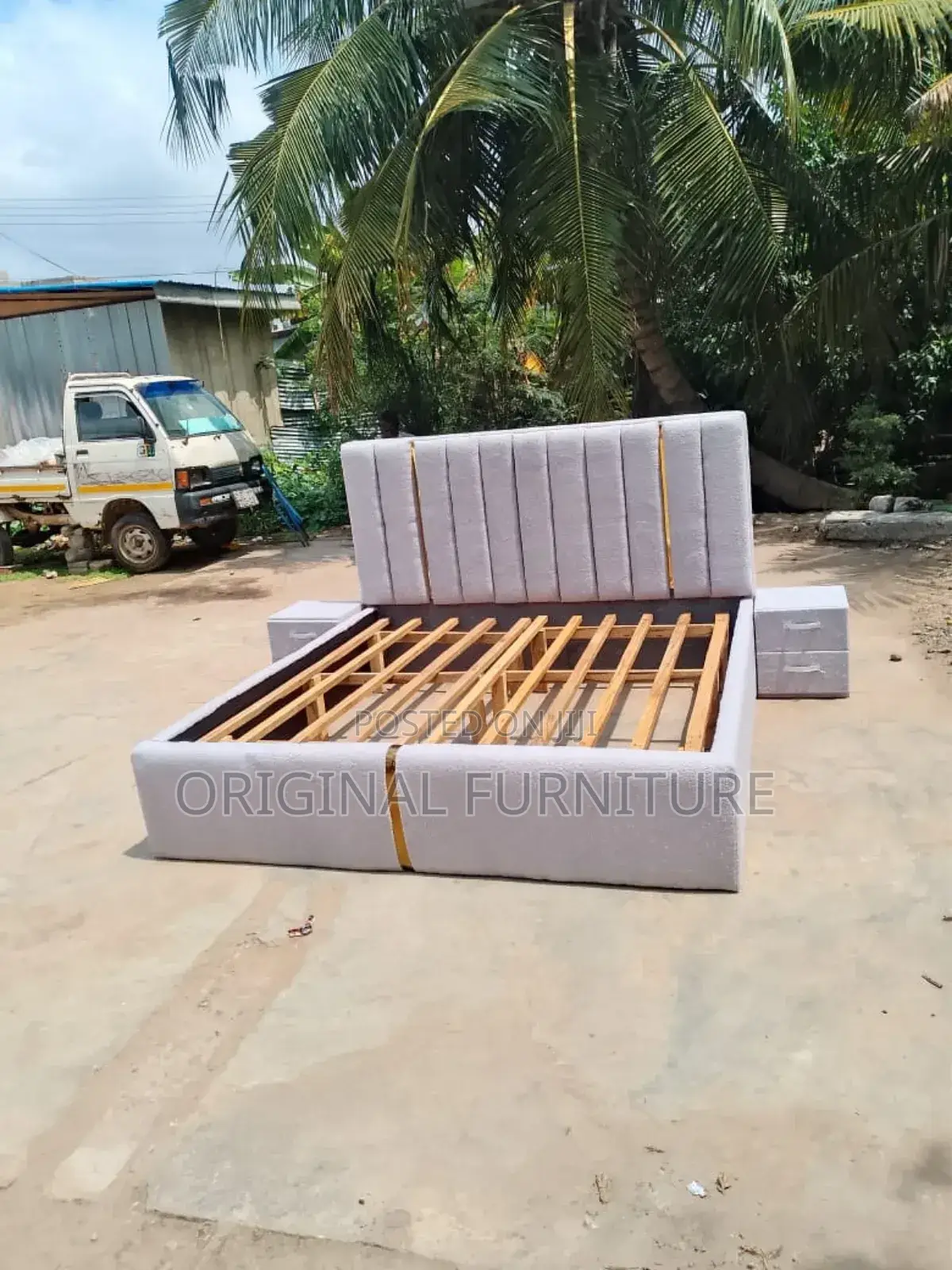 Queen Size Bed Frame With Side Drawers