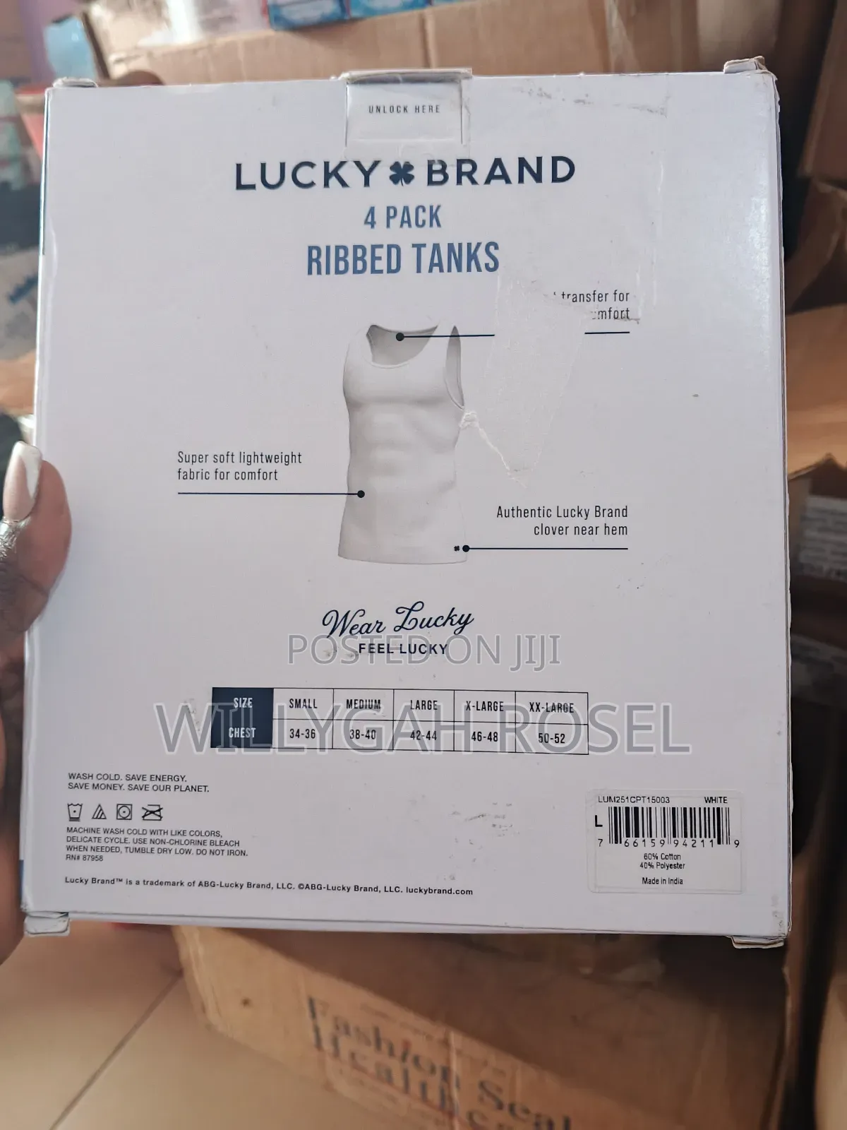 4packs Lucky Brand Tank