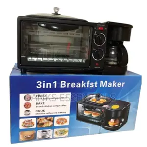 Mini Oven Coffee Maker Combo With Frying Pan