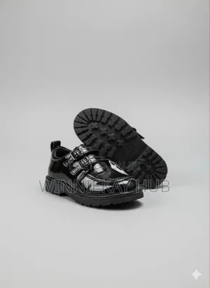 Double Buckle Mirror Shoe