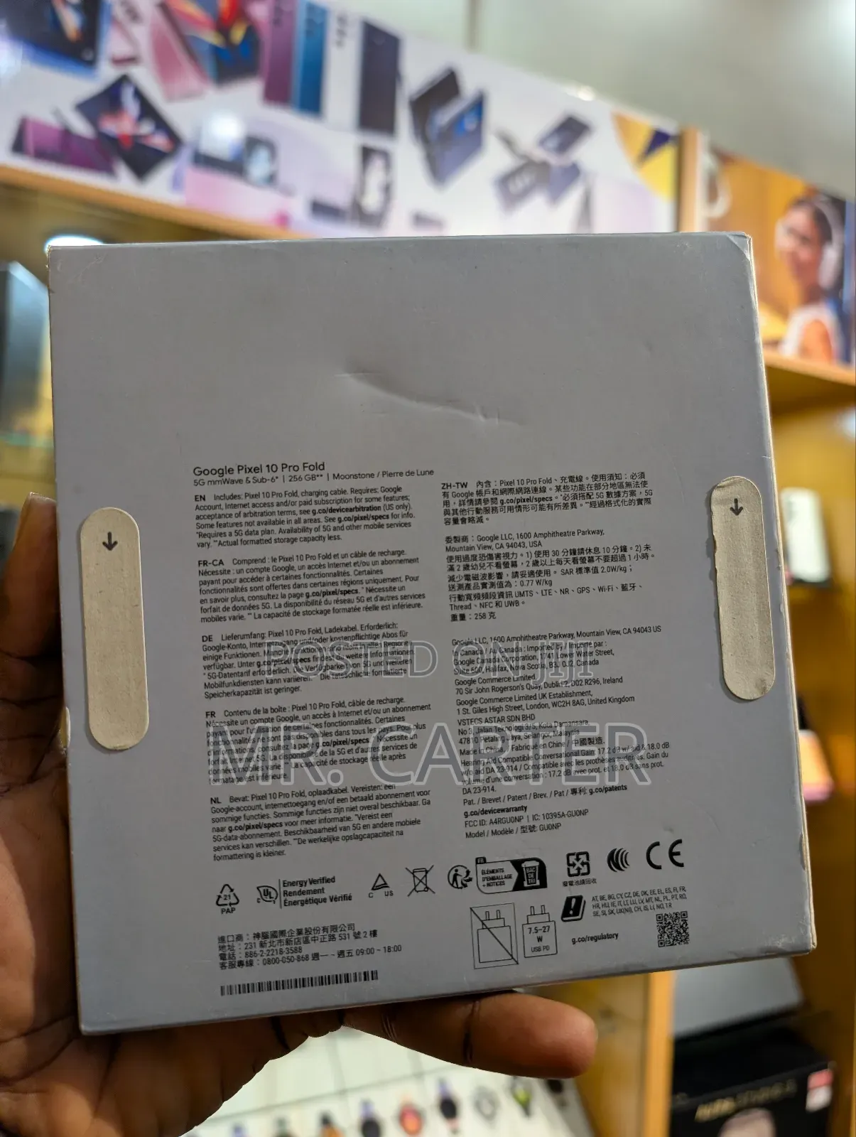New Google Pixel 10 Pro Fold 256 GB Gray
