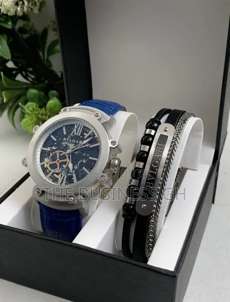 Bvlgari Watch With Bracelet for Men