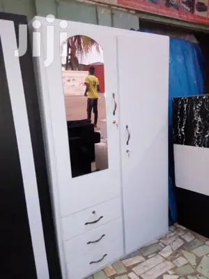 Pure White Double Wardrobe . Free Delivery