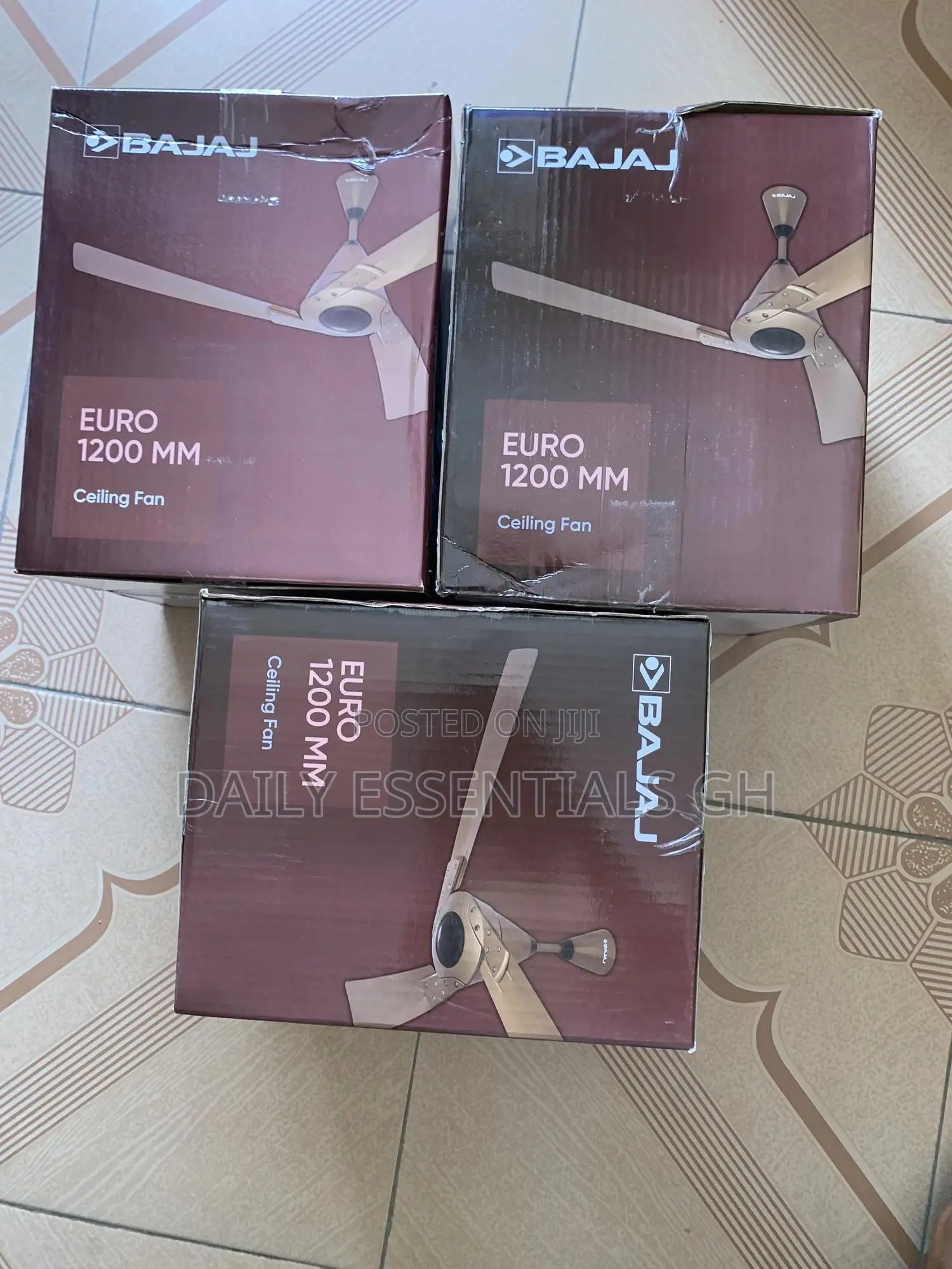 Bajaj Euro 1200mm Fan – Copper Motor, High Air Delivery