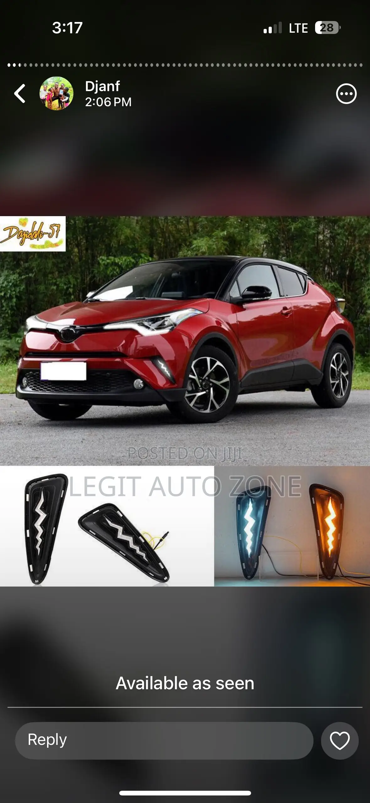 Toyota CHR 2020, 2021,2022, Led Fog Light