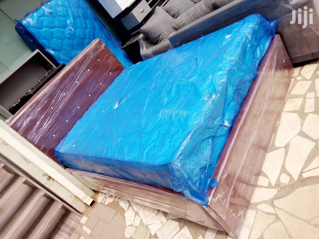 Wine Colored Double Bed With Matress.Free Delivery