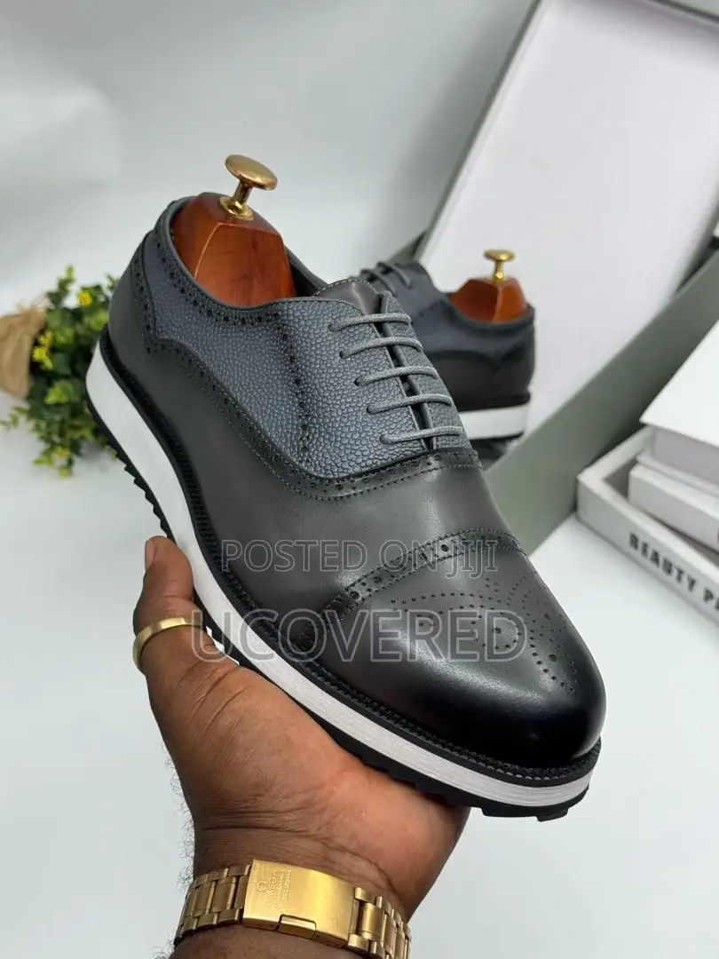 Berluti Men’S Leather Laced Shoes