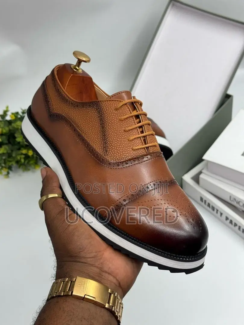 Berluti Men’S Leather Laced Shoes