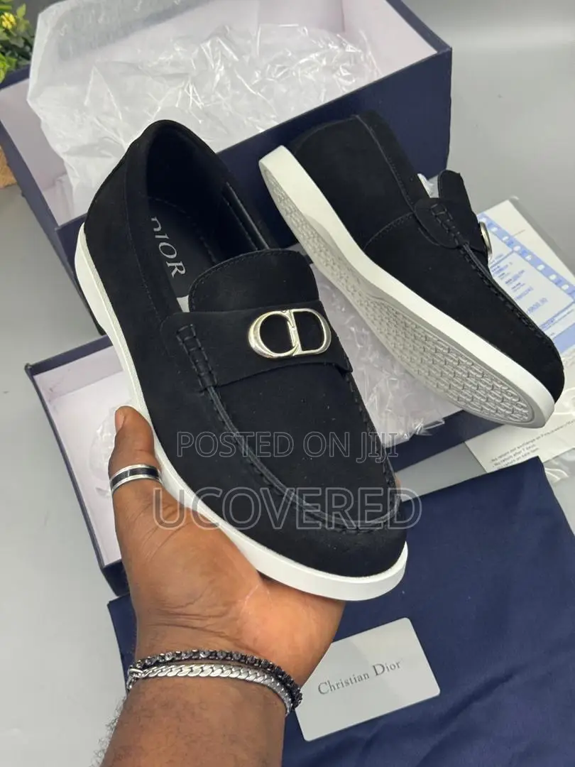 Dior Men’S Suede Loafers Sneakers