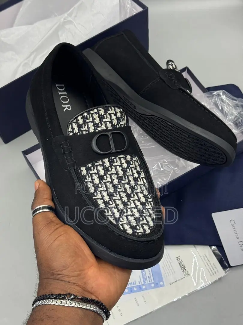 Dior Men’S Suede Loafers Sneakers