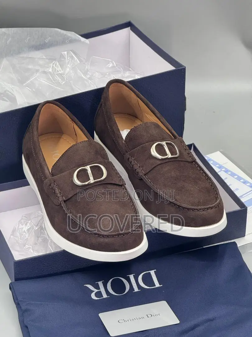 Dior Men’S Suede Loafers Sneakers