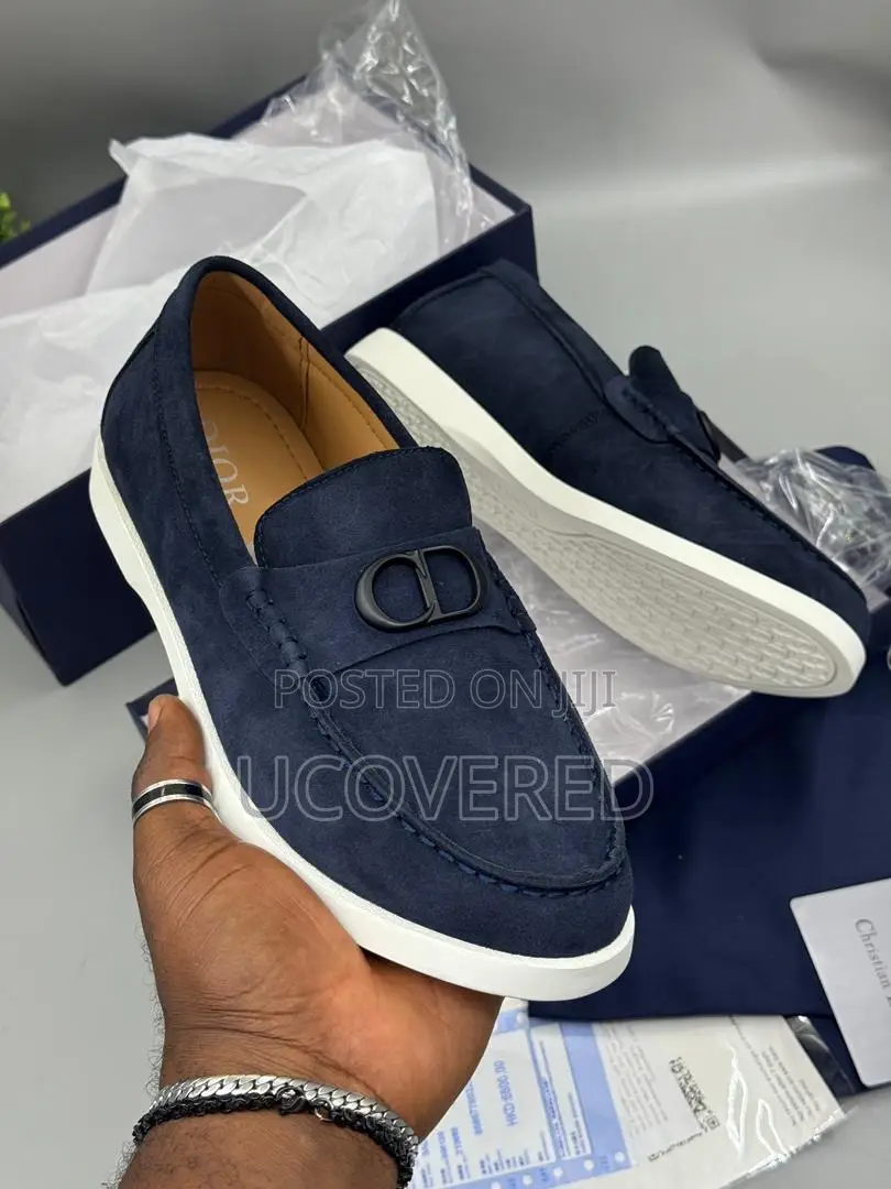 Dior Men’S Suede Loafers Sneakers