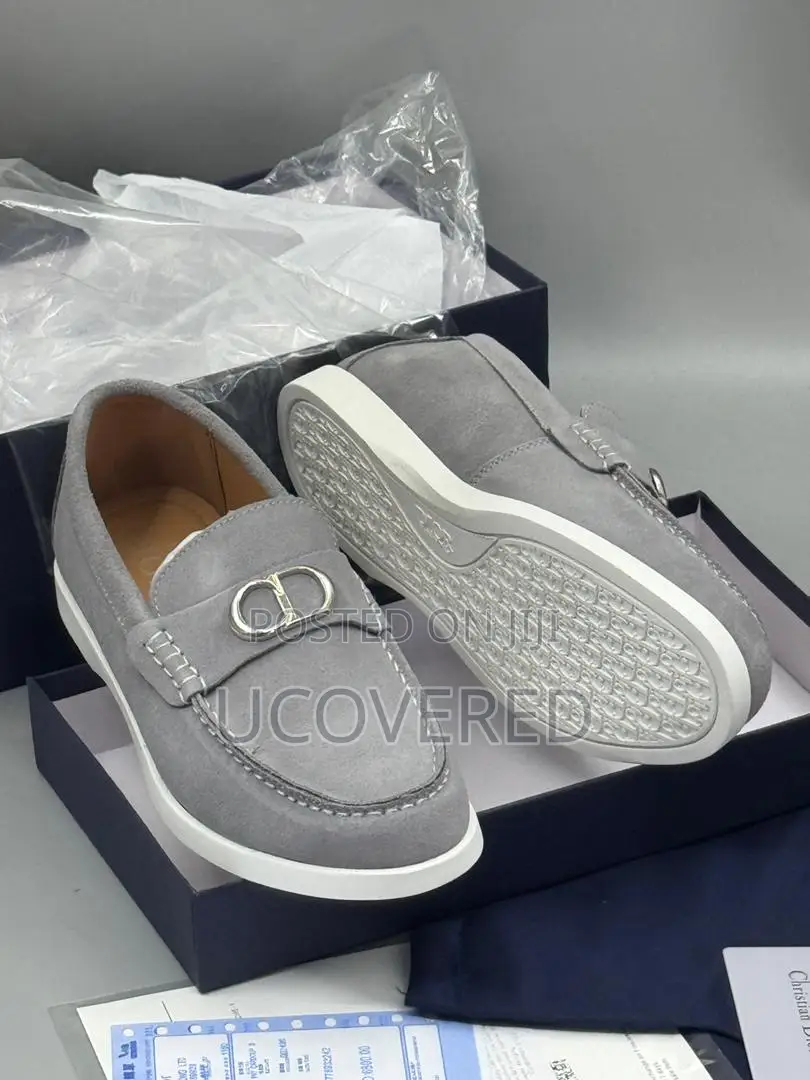Dior Men’S Suede Loafers Sneakers