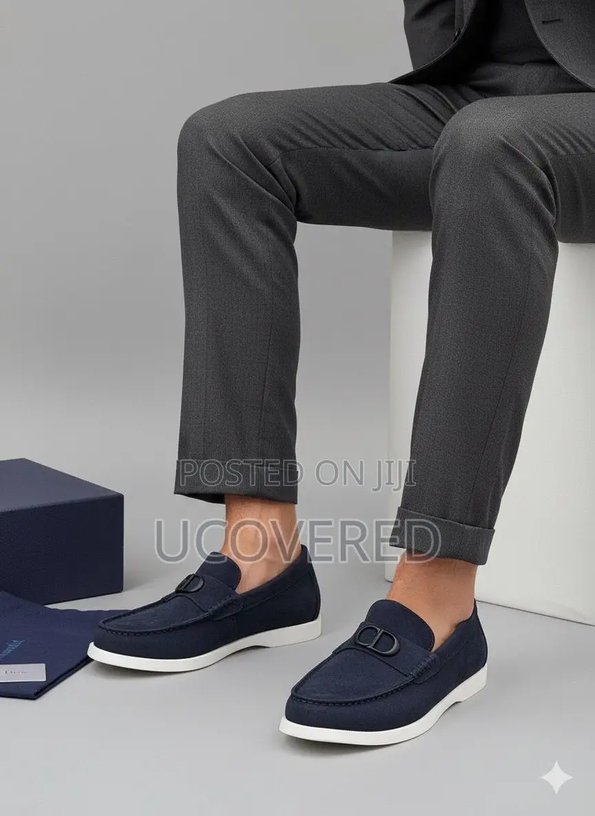 Dior Men’S Suede Loafers Sneakers