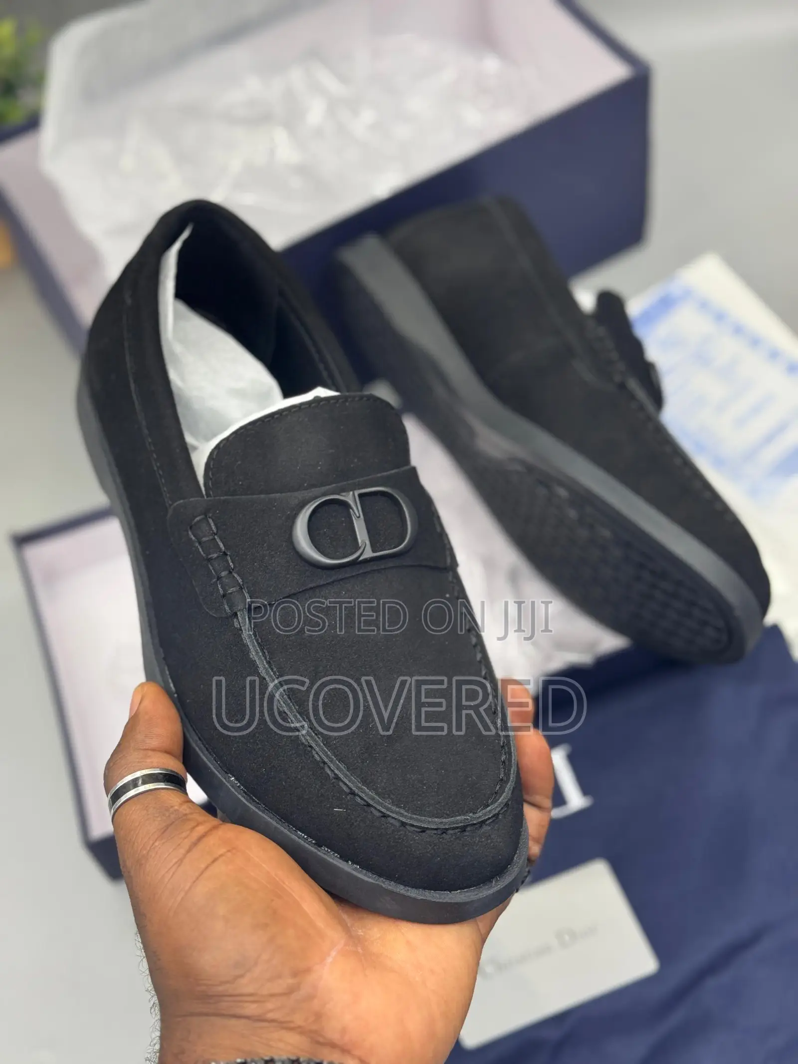 Dior Men’S Suede Loafers Sneakers