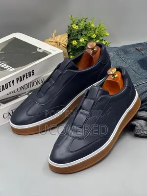 Ferragamo High Quality Leather Men’S Sneakers