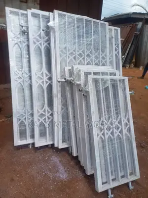 White Double Face Window Burglarproofs | Custom Made