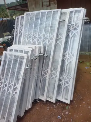 White Double Face Window Burglarproofs | Custom Made