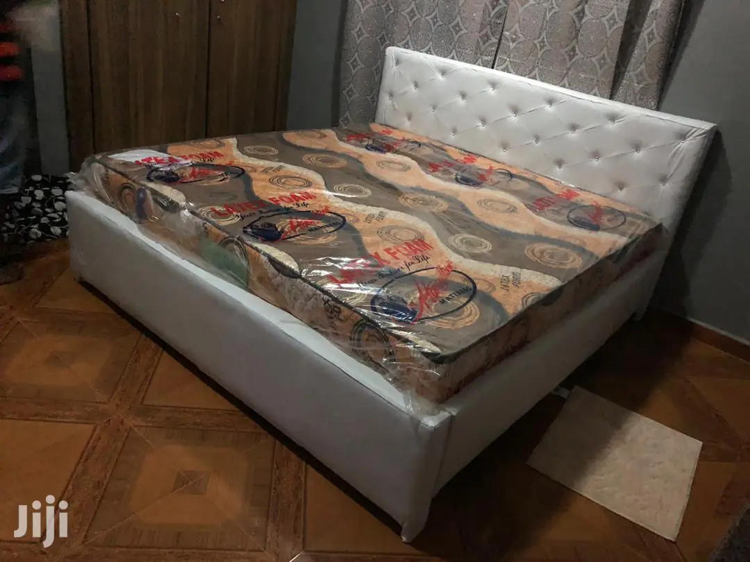 Another White King-size Bed With Matress . Free Delivery