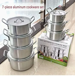 7 Pieces Aluminum Cooking Pot