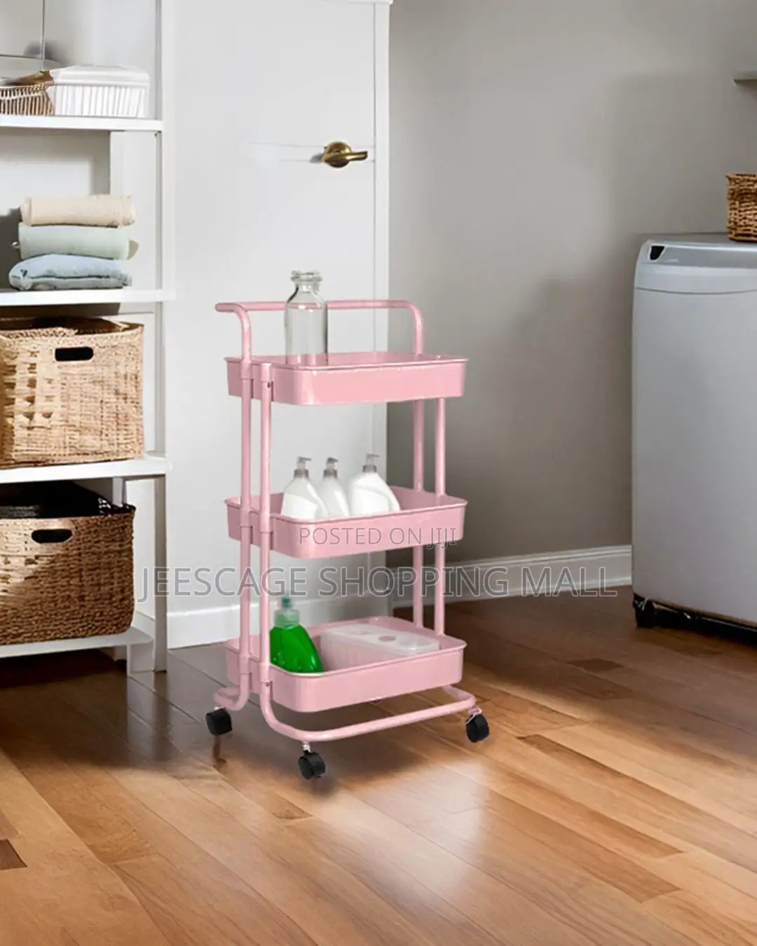 Quality Metal Ikea Råskog Trolley With Wheels