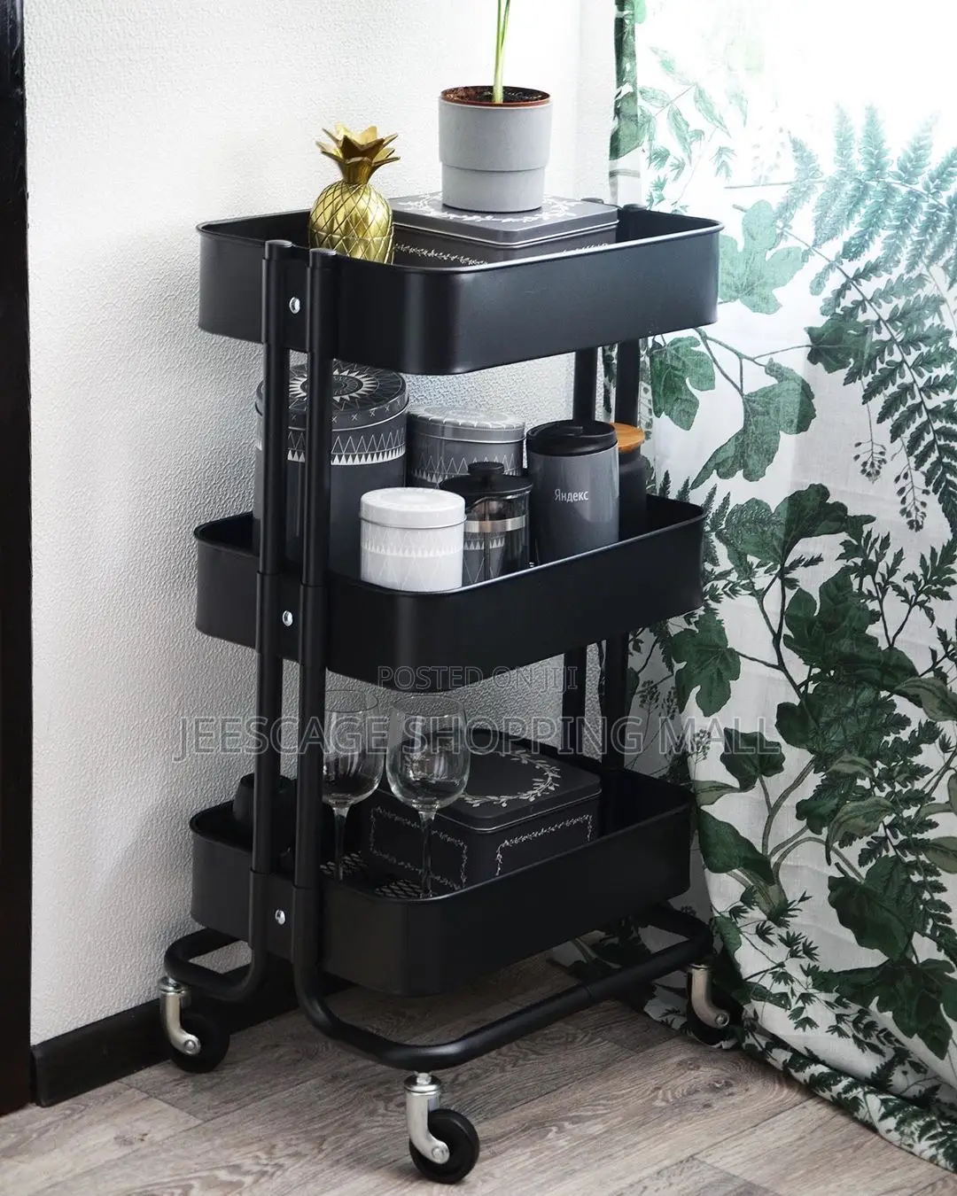 Quality Metal Ikea Råskog Trolley With Wheels
