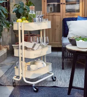 Quality Metal Ikea Råskog Trolley With Wheels