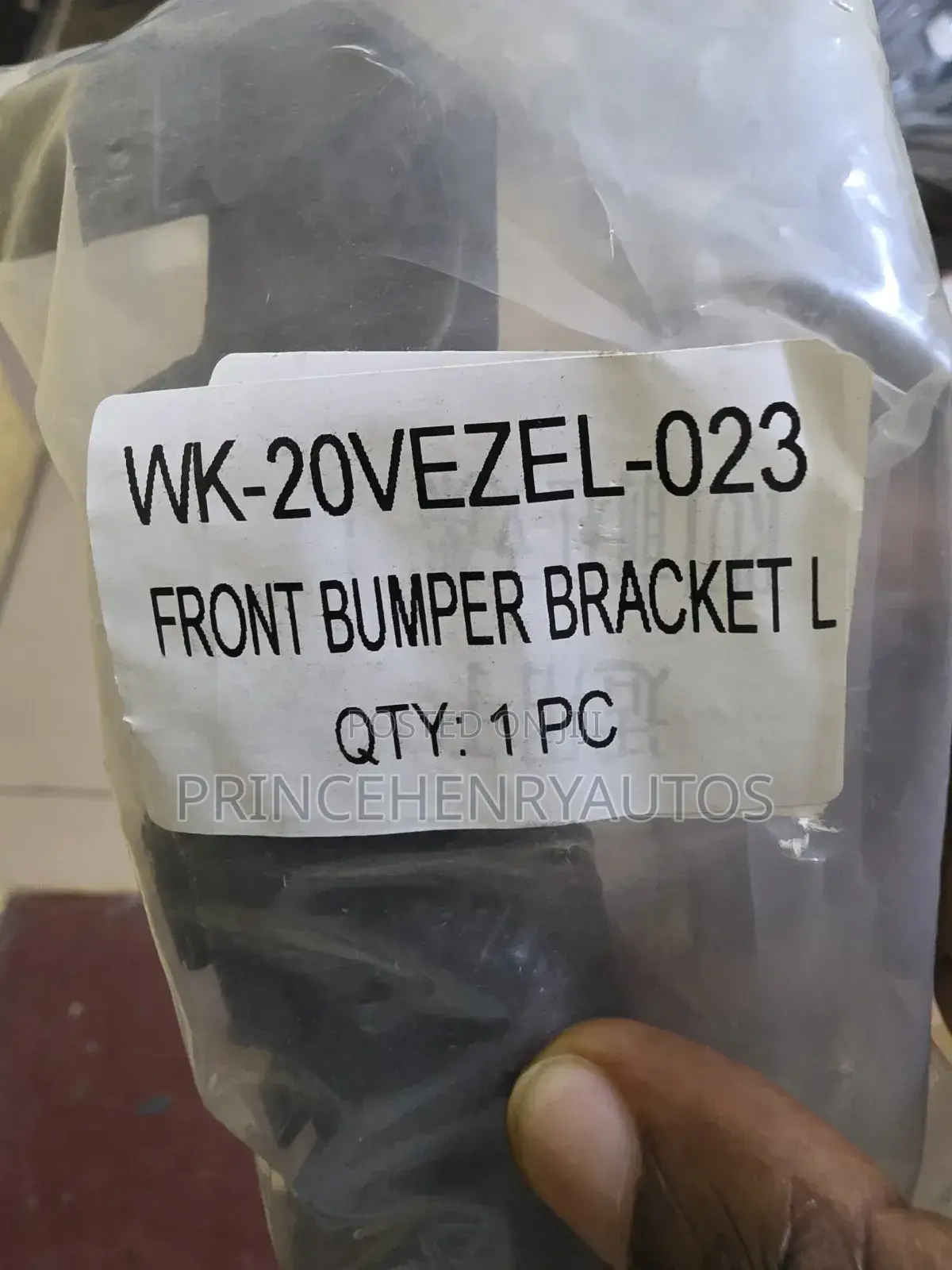 2019-2022 Honda Hr-v Front Bumper Bracket Left