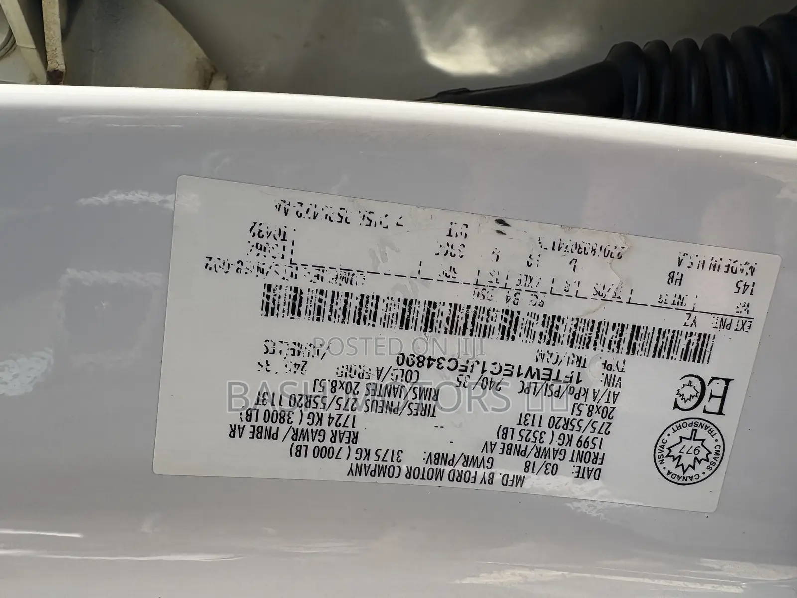 Ford F-150 2019 White